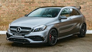 2017 MercedesBenz A45 AMG  Designo Magno Mountain Grey  Walkaround Interior  High Quality [upl. by Lucina133]