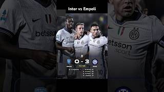 Inter Milan vs Empoli highlights [upl. by Sylado]