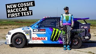 Ken Block Drives His New Ford Escort Cossie Racecar [upl. by Ahsote383]