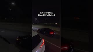 E50 X3M VS STAGE 2 Turbo S [upl. by Drake]