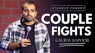 COUPLE FIGHTS  Gaurav Kapoor  Stand Up Comedy  Audience Interaction [upl. by Baggott]