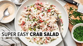 CRAB SALAD thats super easy and a lunchtime favorite [upl. by Herrmann]