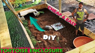 DIY TORTOISE ENCLOSURE EASY BUILD [upl. by Durham]