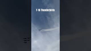 F16 Thunderbirds f16 f16thunderbirds flyby [upl. by Innavoig]