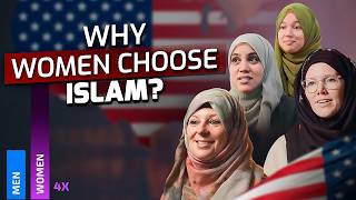 Why WOMEN CONVERT to ISLAM in USA  Amazing VALUE of WOMEN in ISLAM FatimaBarkatulla [upl. by Tteragram826]