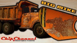 1957 Tonka Big Mike Snow Plow Highway State Dept Dump Truck Restoration [upl. by Adolpho]