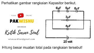 Bahas Soal 1 Fisika Kelas 12  Rangkaian Kapasitor  Sem Ganjil [upl. by Mattland]