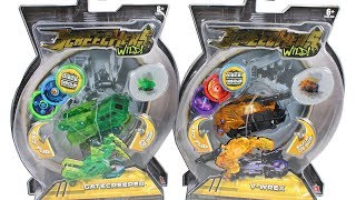 Screechers Wild Gatecreeper and VWrex Unboxing Toy Review [upl. by Aip]