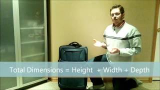 How to Work Out Your Luggage Dimensions [upl. by Hewe]