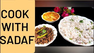 jumma spl combo recipes  COOK WITH SADAF [upl. by Winnick]