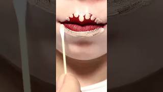 Lipstick hack  professional makeup artist 👄makeup shorts lipstick lipshacks [upl. by Eannej]