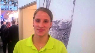 Trainee at fair  Daniela live von der BrauBeviale 2014 [upl. by Brittne821]