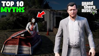 😨 Horror Mystery in GTA 5  Top 10 Myths 2 [upl. by Daus973]