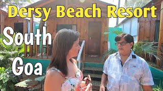 Dersy Beach Resort Agonda South Goa I Best Place to Stay on the Beach I Food amp Stay India [upl. by Enelyar]