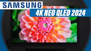 SAMSUNG QN95D 4K NEO QLED TV 2024 showcased at CES in Las Vegas [upl. by Breana]