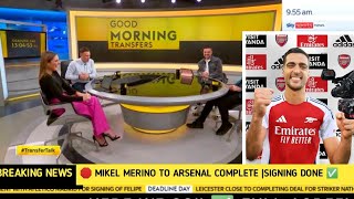 ARSENAL TRANSFER NEWS LIVE MERINO SIGNS✅ STRIKER SNUBBED AND NKETIAH SOLD [upl. by Melliw879]