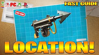 Where to find Harpoon Gun Location in Fortnite How to Get Harpoon Gun Location [upl. by Cirdla]