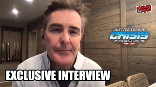 Nolan North talks JUSTICE LEAGUE CRISIS ON INFINITE EARTHS  Exclusive Interview [upl. by Hsevahb739]