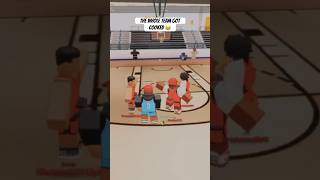 I Crossed The Whole Team Roblox high school hoops 😂😂 shorts gamingchannel [upl. by Trah151]