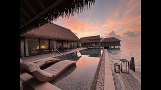 Waldorf Astoria Maldives Trip Most Luxurious Overwater Villa in the World 2024 [upl. by Ycaj]