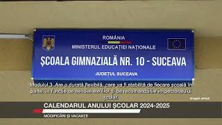 Calendarul anului școlar 20242025 modificări și vacanțe [upl. by Nedyah126]