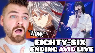 Reacting to EIGHTYSIX ENDING quotAVIDquot  Sawano Hiroyuki x Mizuki LIVE  nZk  REACTION [upl. by Onitnevuj]