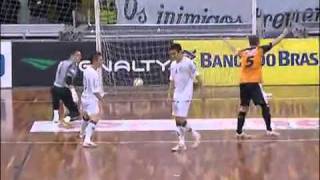 FutsalFINAL  SANTOS FC 3 7 x 6 2 carlos barbosa  Liga Futsal 2011 [upl. by Taber]