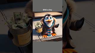 How to earn 150 a Day 🐧🦓💰 Ai Edition ai aiart memes ai storytime shorts [upl. by Susi]