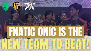 FNATIC ONIC IS THE NEW TEAM TO BEAT  FCAP VS FNOP  MPLPH SEASON 14 [upl. by Hayley]