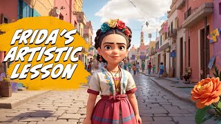 Fridas Artistic Lesson An Inspirational Childrens Story about Frida Kahlo [upl. by Bunns]