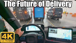 POV First Week Delivering In Amazons Electric Van Rivian EDV [upl. by Steinway685]