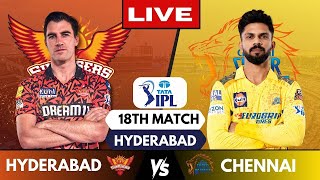 IPL HYDERABAD VS CHENNAI LIVE [upl. by Uriah]