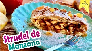 STRUDEL de MANZANA 🍎 Receta FÁCIL by Marielly [upl. by Colet]