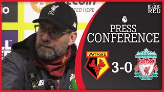 Watford deserved it  Jurgen Klopp Press Conference  Watford 30 Liverpool [upl. by Arihsak]