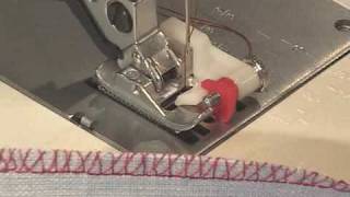 Pfaff Sewing Machine Adjustable Overcast Foot [upl. by Reld]