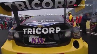 WTCC 2016 Round 3 Hungary Race 1 [upl. by Stearns184]