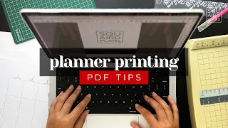 5 PRINTING TIPS amp TRICKS FOR PLANNER INSERTS USING ADOBE READER [upl. by Llered]