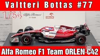 Sparky 164 Valtteri Bottas Alfa Romeo F1 Team ORLEN C42 Diecast Review [upl. by Kline]