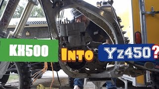 Kx500 engine swap Finding a candidate bike [upl. by Elwina]