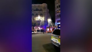 Se incendia un comercio de Santander [upl. by Nelyt980]