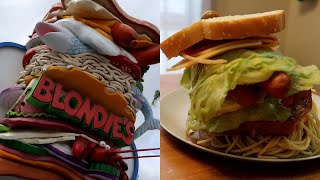 Recreating The Famous Dagwood Sandwich From Blondies In Toon Lagoon [upl. by Bobbette]