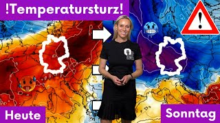 Wettersturz Temperaturen im freien Fall Vollherbst für alle Enorme Gegensätze über Europa [upl. by Nalod]