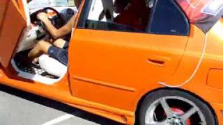 tunning show chile hyundai accent turbo y puertas lambo [upl. by Aicile]