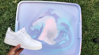 HYDRO DIPPING AIR FORCE 1’s [upl. by Lairret]