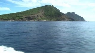 Des nationalistes japonais ont débarqué sur les îles Senkaku [upl. by Ennayehc]