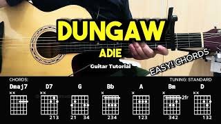 Dungaw  Adie  Easy Guitar Chords Tutorial For Beginners CHORDS amp LYRICS guitarlesson [upl. by Nitram231]