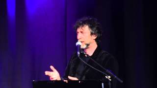 Neil Gaiman performing with FourPlay String Quartet in London [upl. by Tracay]