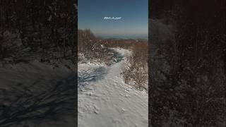 mountains drone beautiful nature dji kar love snow winter landscape cold keşfet beauty [upl. by Nnaeitak]