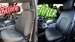 The BEST Leather Seat Covers For Your Ford F150 [upl. by Neeven]