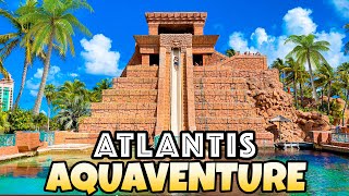 Top 10 BEST Water Slides at Atlantis Bahamas Aquaventure Water Park [upl. by Karon]